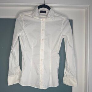 Women’s Emporio Armani White Cotton Shirt Long Sleeves Size 38 - Great Condition